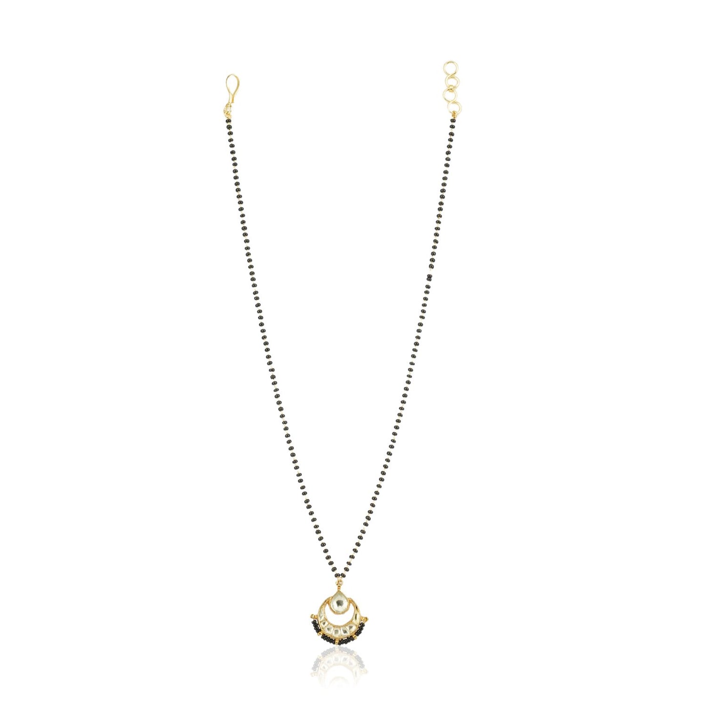 Gold Plated Kundan Chand Mangalsutra