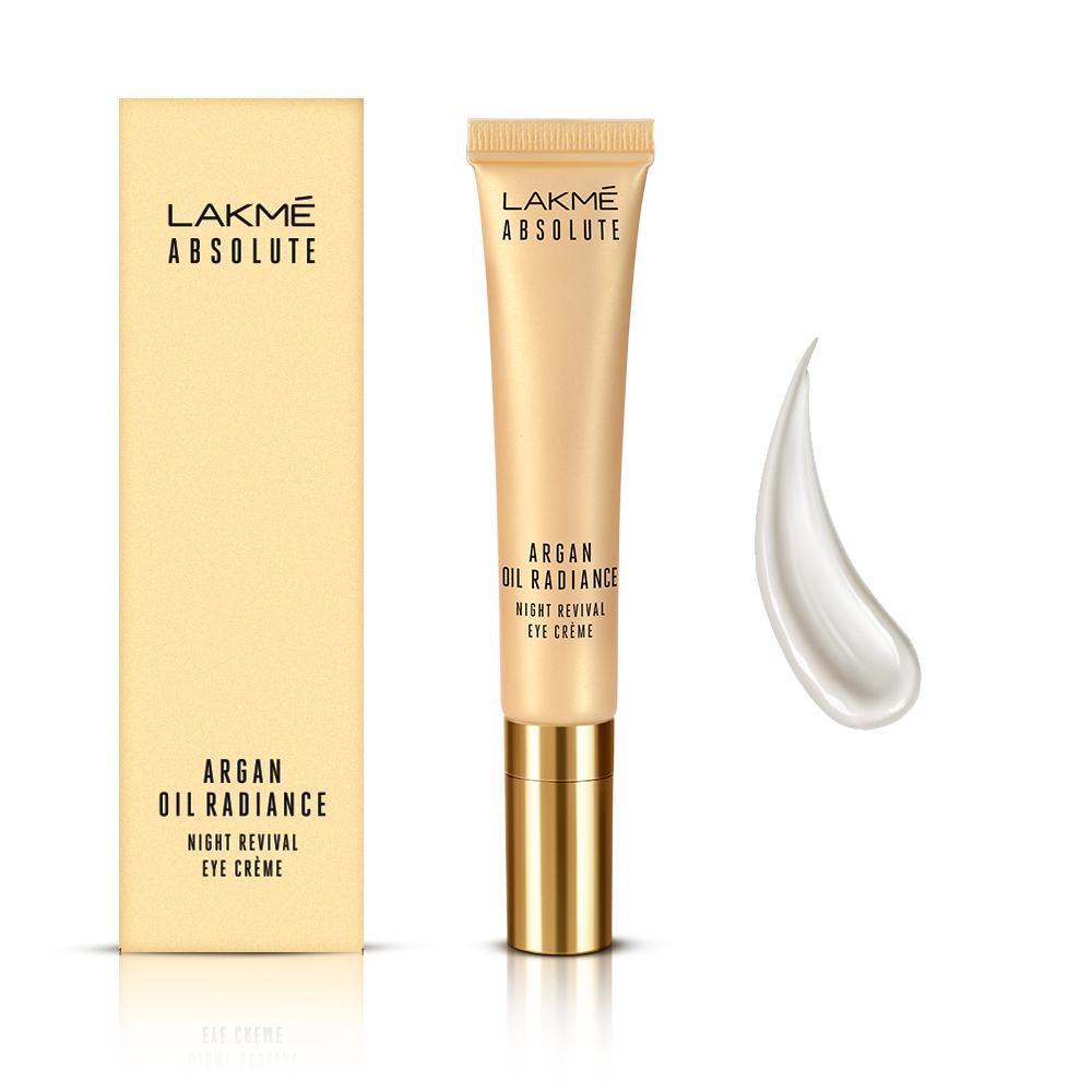 Lakme Abs Argan Oil Radiance Night Revival Eye Crème