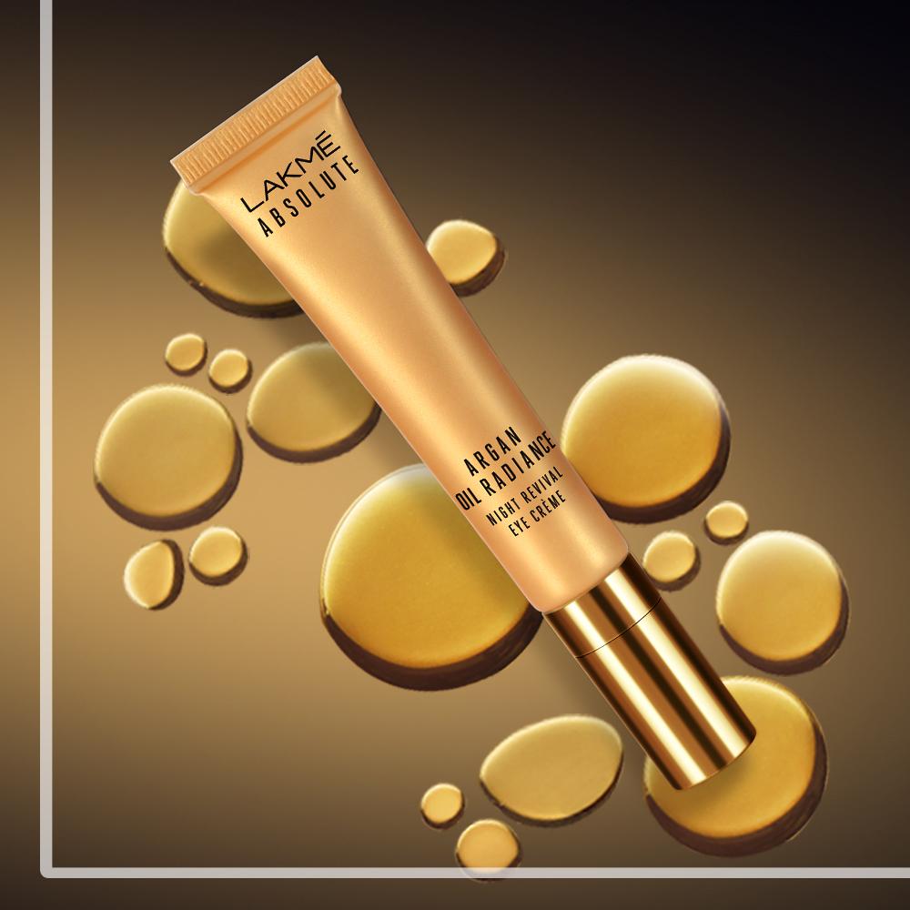 Lakme Abs Argan Oil Radiance Night Revival Eye Crème